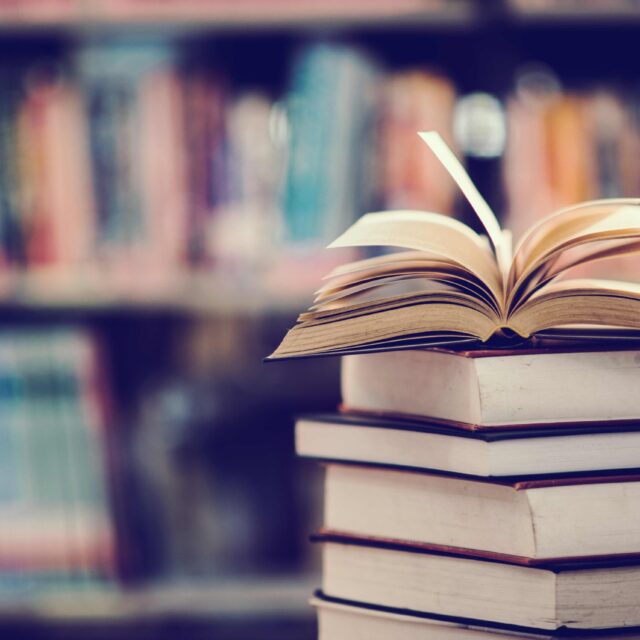 book-library-with-open-textbook
